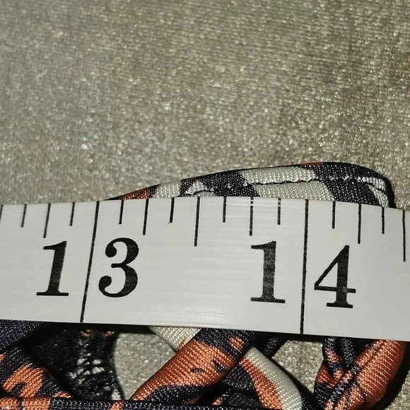 Nasty Gal Just Add Water Leaf Halter Bikini Top And BottomSZ 6 - Picture 12 of 16